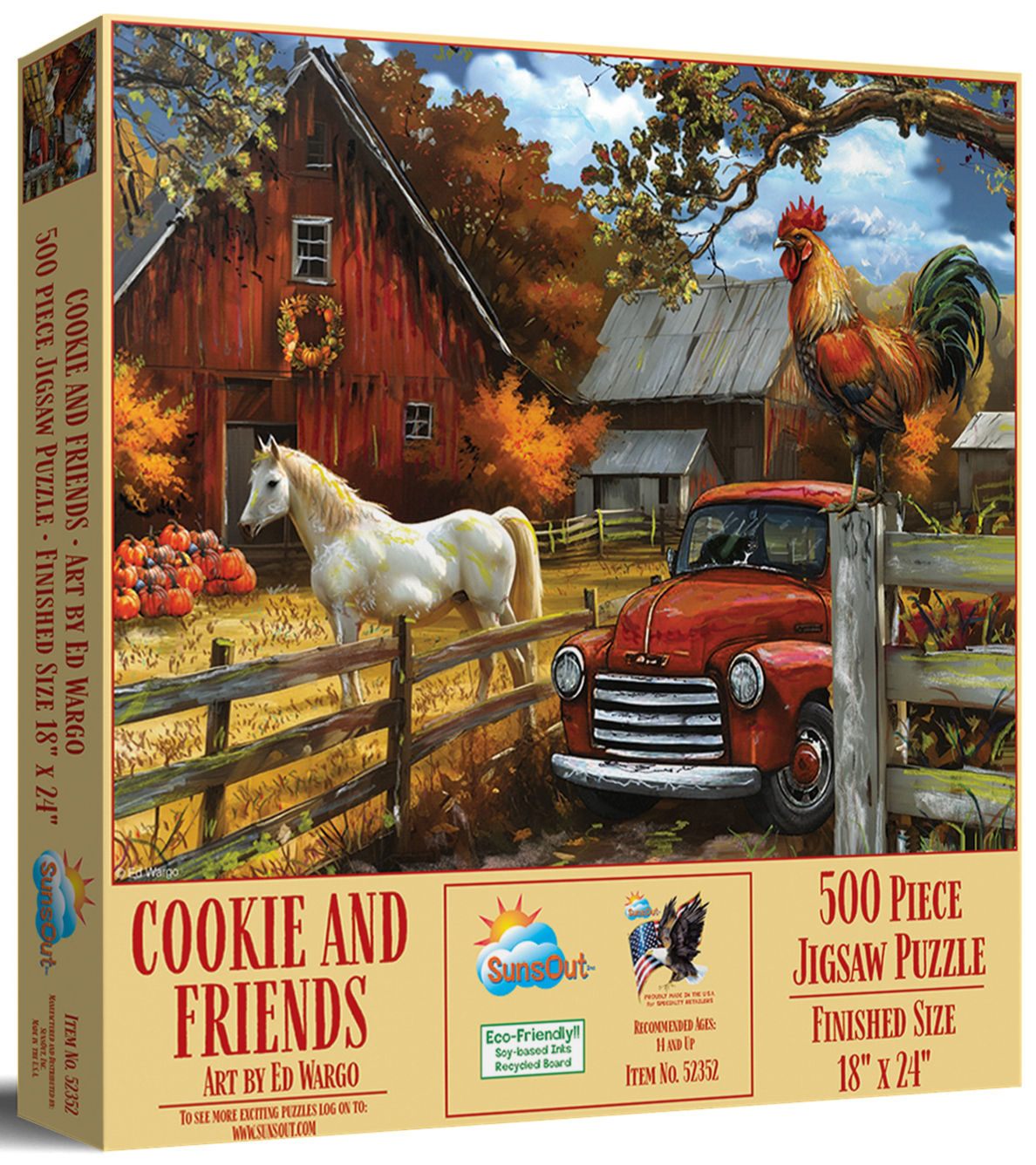 Cookie and Friends 500 Piece Horse Puzzle by SunsOut