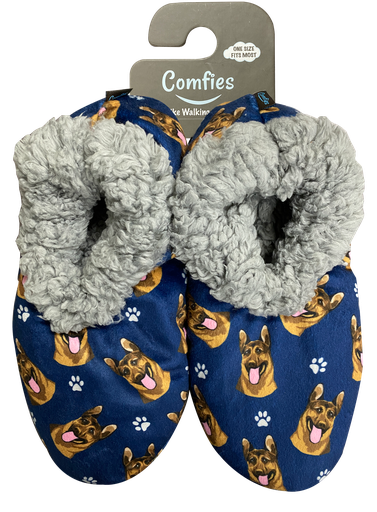 German Shepherd Comfies Slippers by E&S Pets