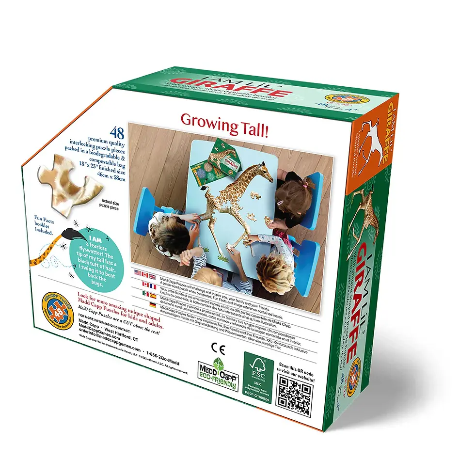 Thumbnail: I Am Lil' Giraffe 48 Piece Puzzle by Madd Capp