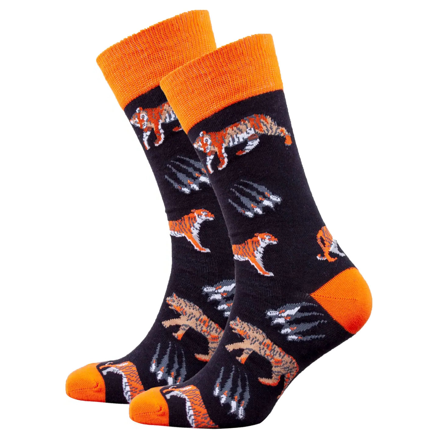 Tiger Crew Socks for Men by Socks N Socks