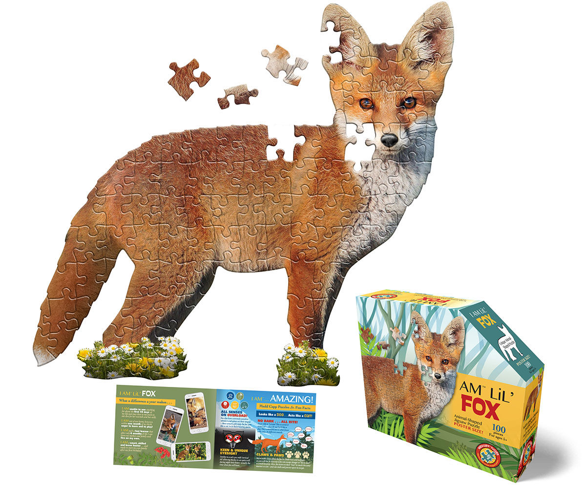 100 Piece I Am Lil' Fox Jigsaw Puzzle by Madd Capp Puzzles