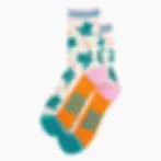 Sea Turtles Bamboo Blend Crew Socks for Women by Sock Talk