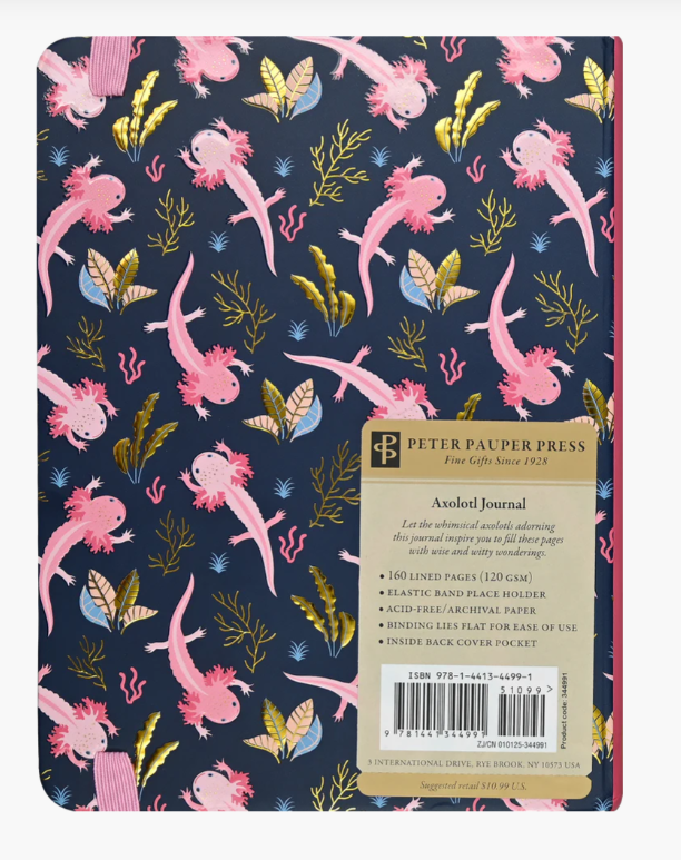 Axolotls Journal by Peter Pauper