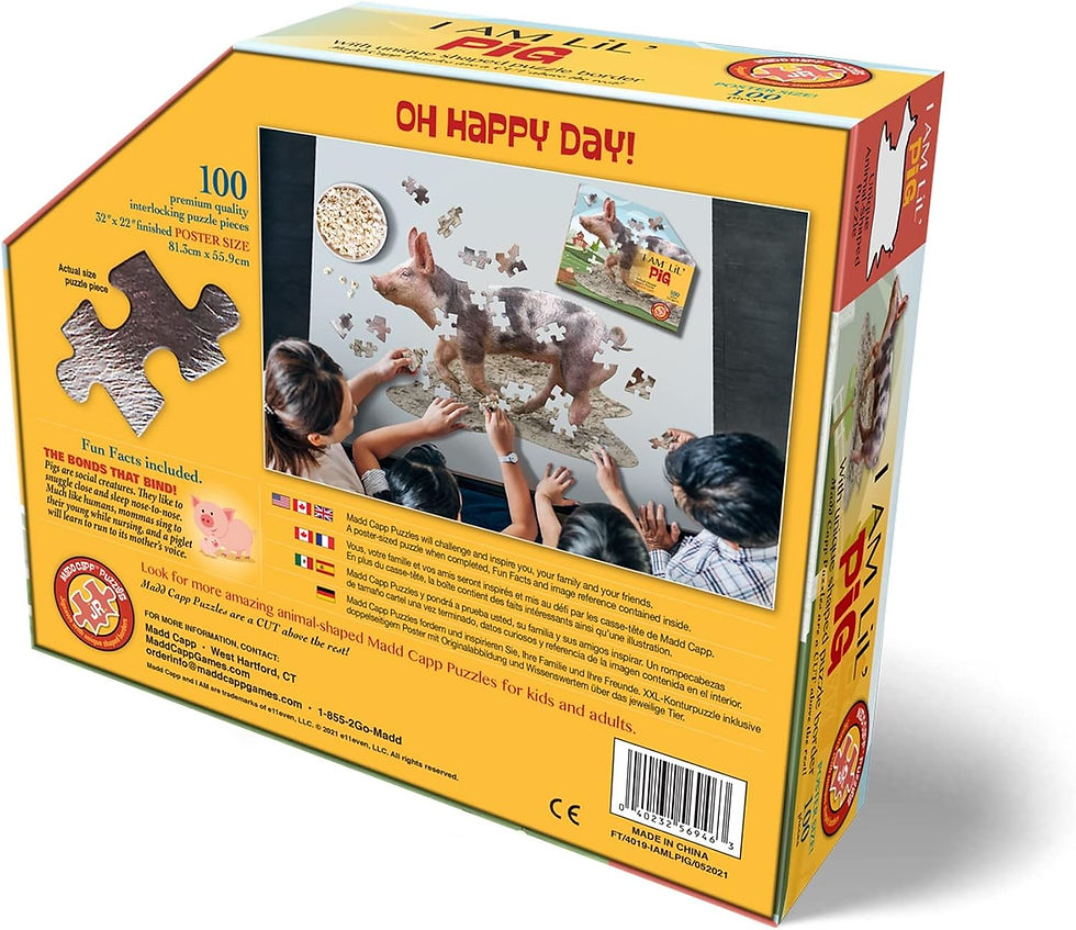 Thumbnail: I Am Lil' Pig 100 Piece Puzzle by Madd Capp