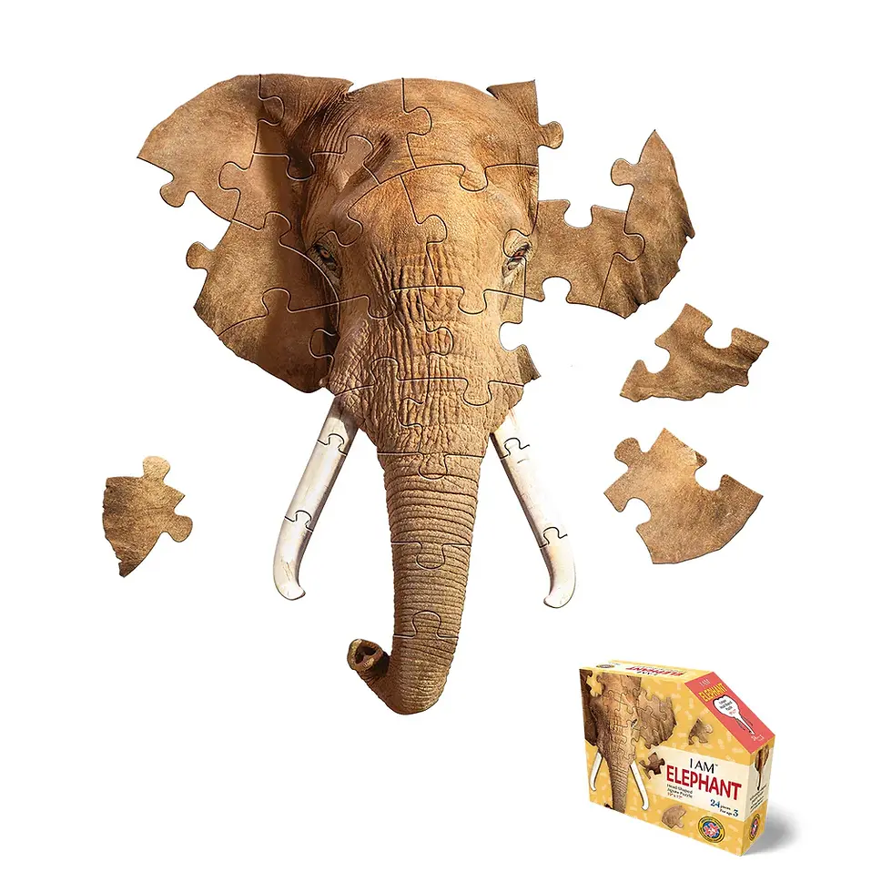 Thumbnail: I Am Elephant 24 Piece Puzzle by Madd Capp