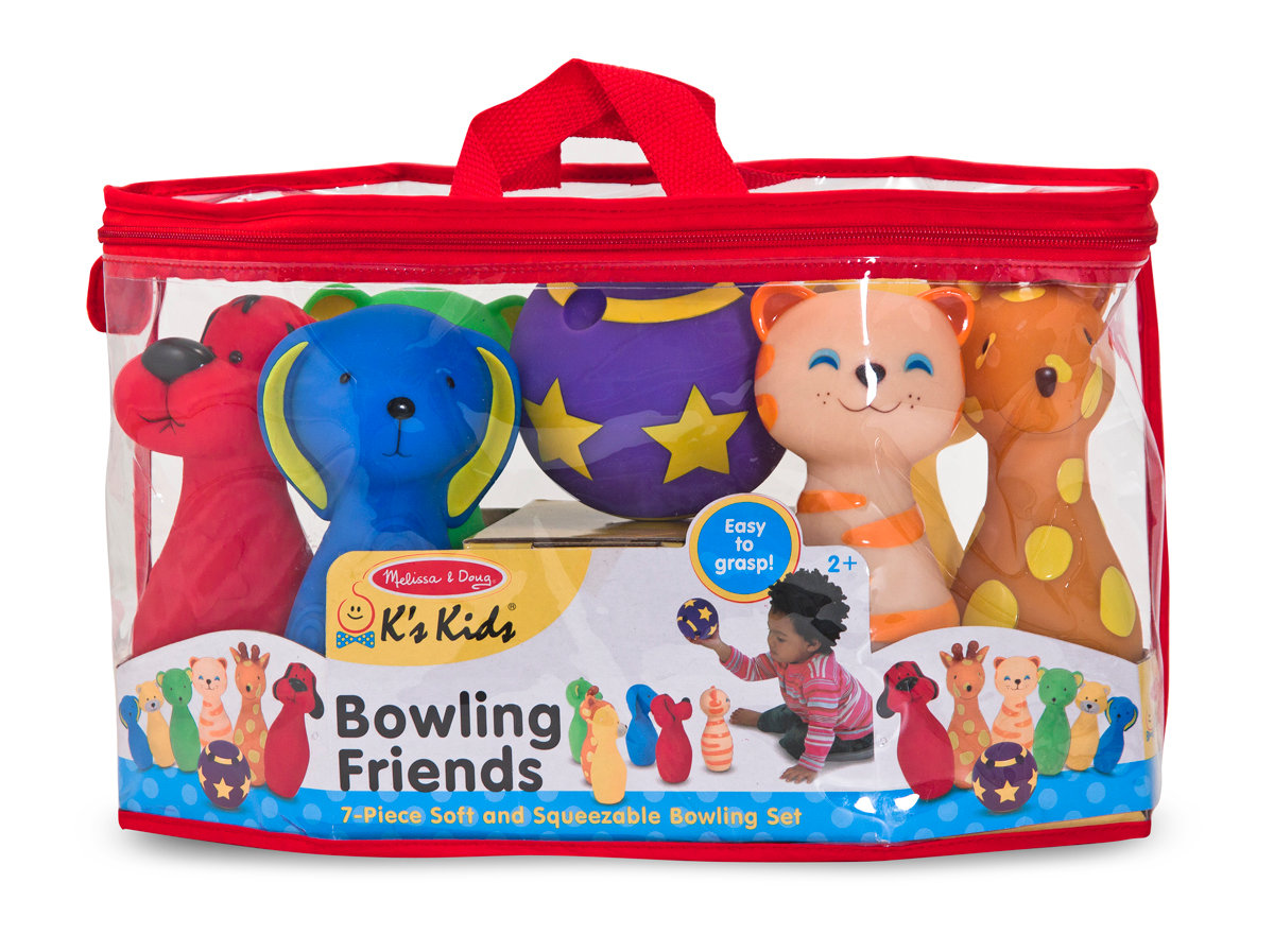 melissa and doug animal bowling set