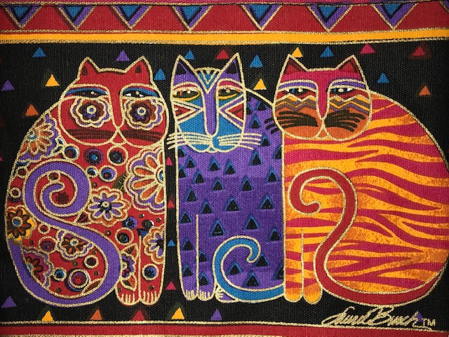 Thumbnail: Laurel Burch "Feline Friends" Cat Crossbody Purse