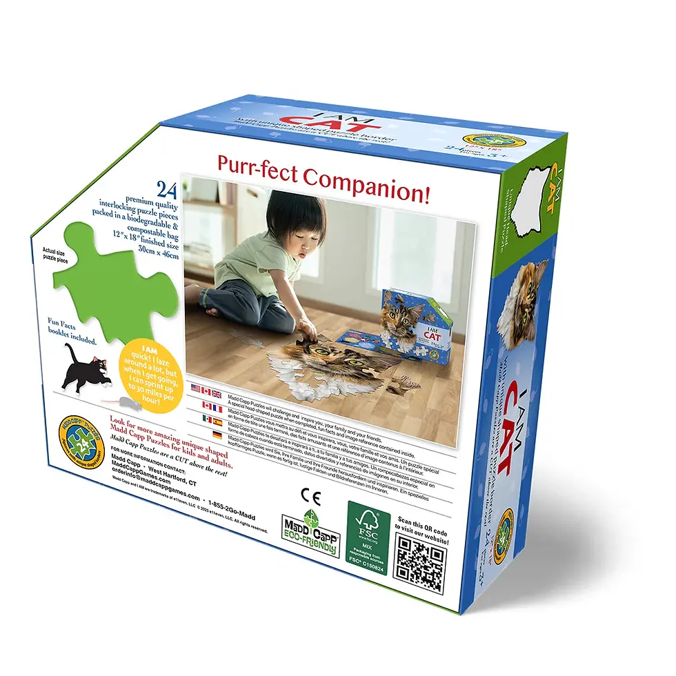 Thumbnail: I Am Cat 24 Piece Puzzle by Madd Capp