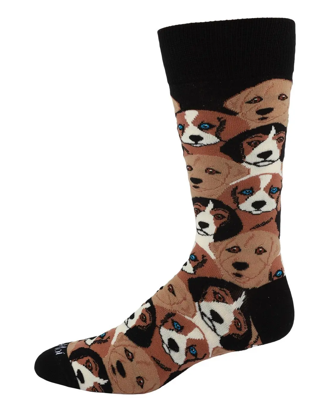 Puppy Dogs Bamboo Blend Crew Socks for Men by Me Moi