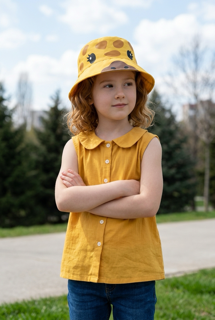 Thumbnail: Giraffe Bucket Hat for Kids by Lucky 7