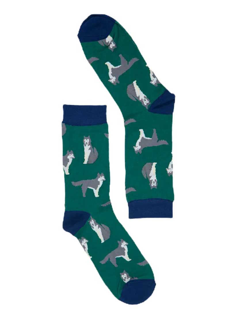 Thumbnail: Husky Bamboo Blend Crew Socks for Men by Sock Talk