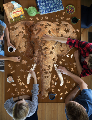 Thumbnail: 700 Piece "I Am Elephant" Jigsaw Puzzle by Madd Capp Puzzles