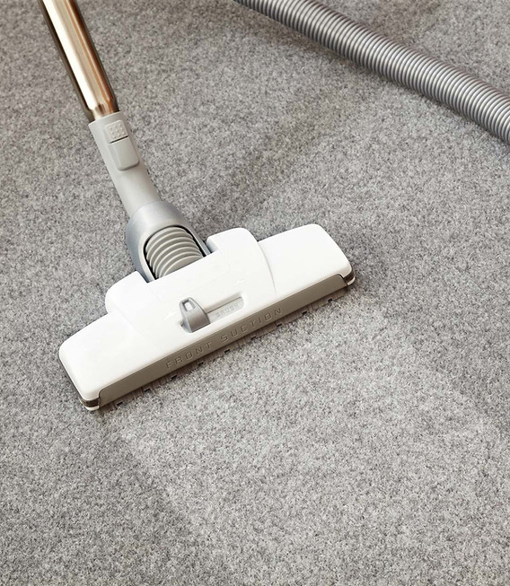 Vacuuming A Carpet