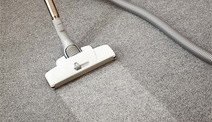 Vacuuming A Carpet