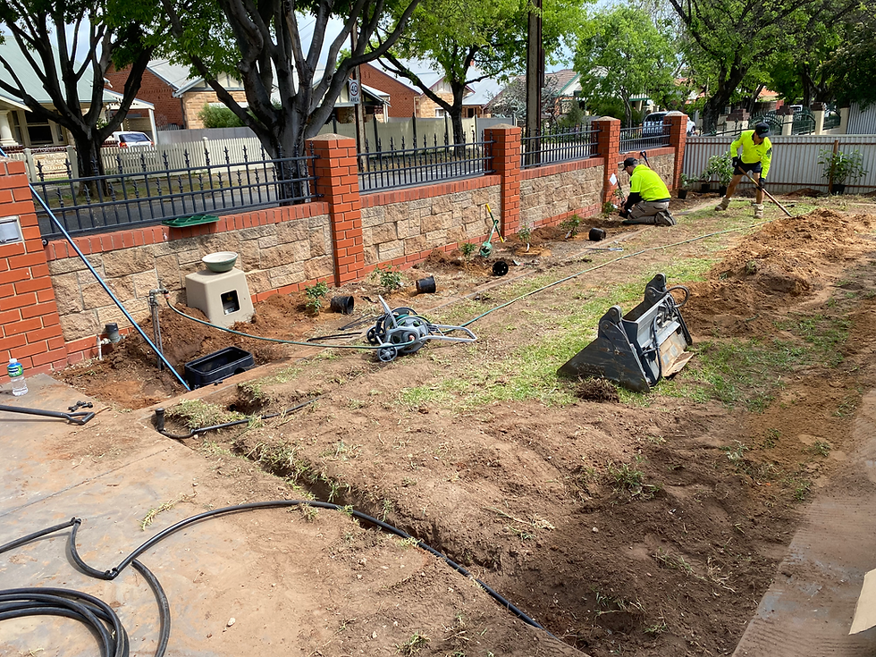 Irrigation installation