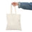 Thumbnail: Katie Sausage World Explorer -Natural Tote Bag