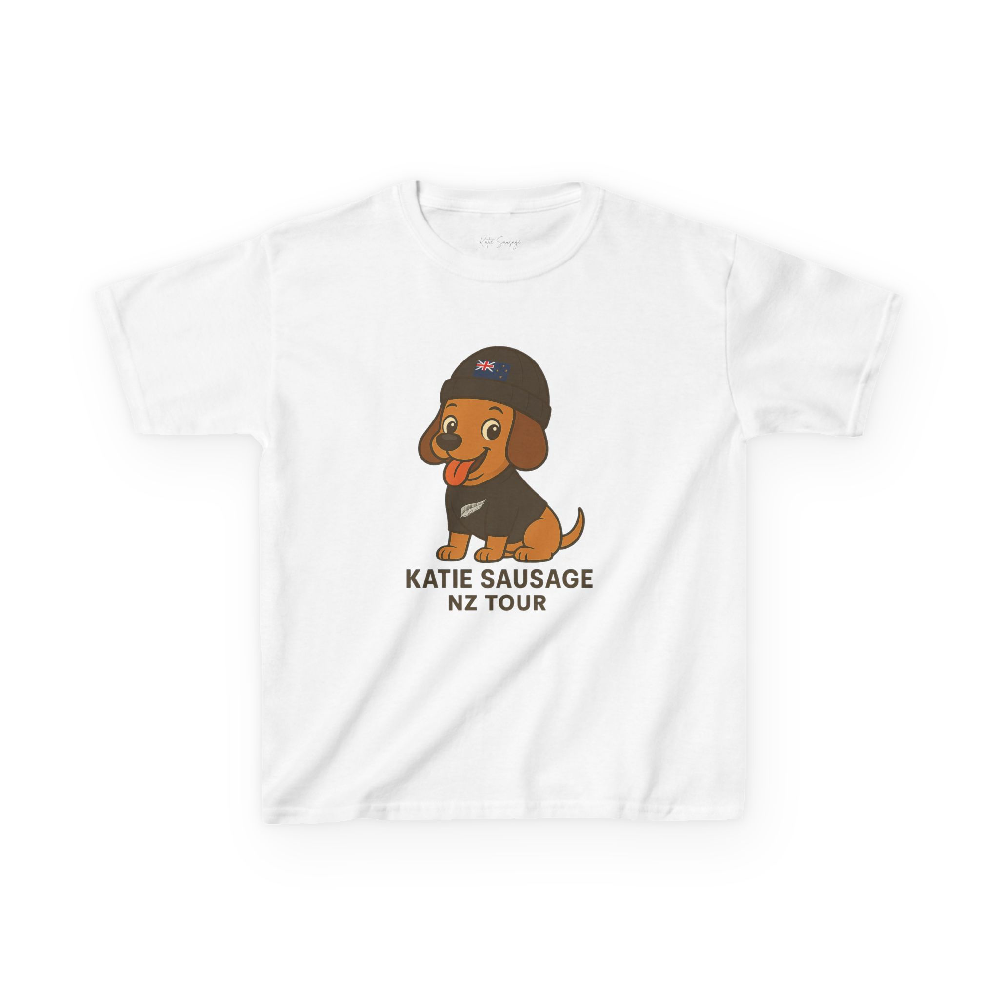 Katie Sausage 'NZ' Cotton™ Tee