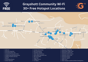 Check out the latest Community Wi-Fi Hotspot Locations for free Wi-Fi & Support Your Local Business!