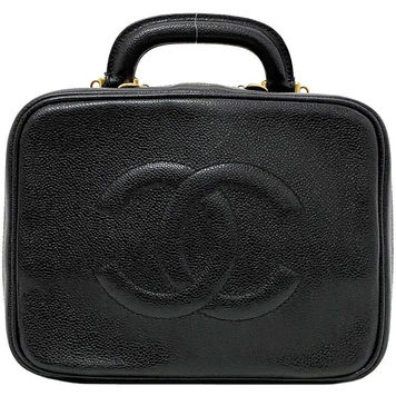 Chanel Caviar Leather Vanity Bag
