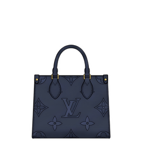 Illustration for size comparison purposes only of a Louis Vuitton OnTheGo bag, size BB