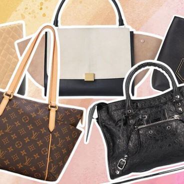5 different luxury bags from different brands