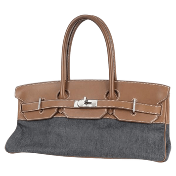 Hermes Birkin Blue Indigo Shoulder Bag