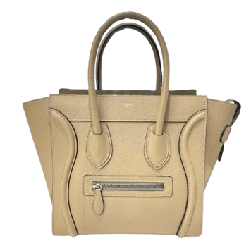 Celine Luggage Micro Dune/Beige Handbag