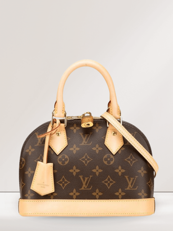 Louis Vuitton Alma Monogram brown bag
