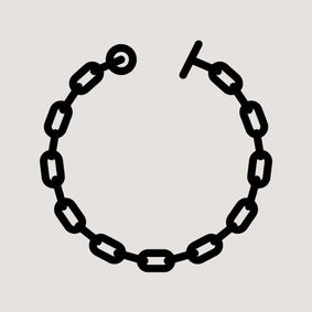 Bracelet black icon