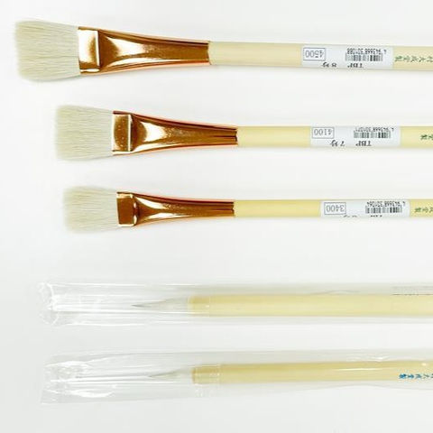set of paint brushes