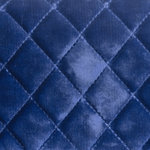 Close-up of a Chanel Classic Flap bag showing the velvet material