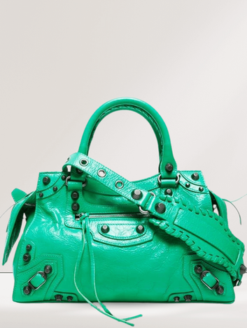 Balenciaga green bag