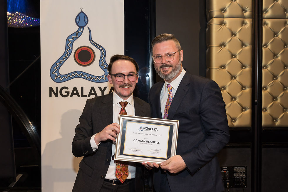 Damian Beaufils, First Nations Lawyer of the Year 2025