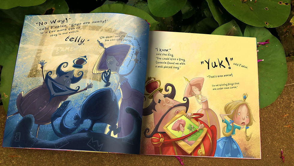 Thumbnail: Kiss a frog?YUK! Picture Book.