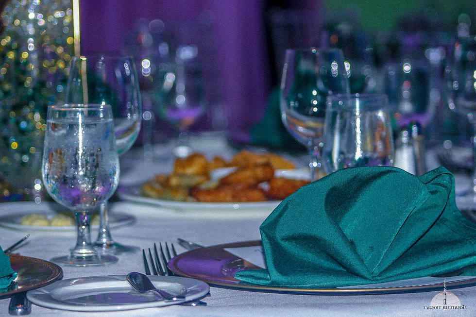 After discussing the details of the decor, Briana Davis ensured that the decor would capture the essence of the entire event.