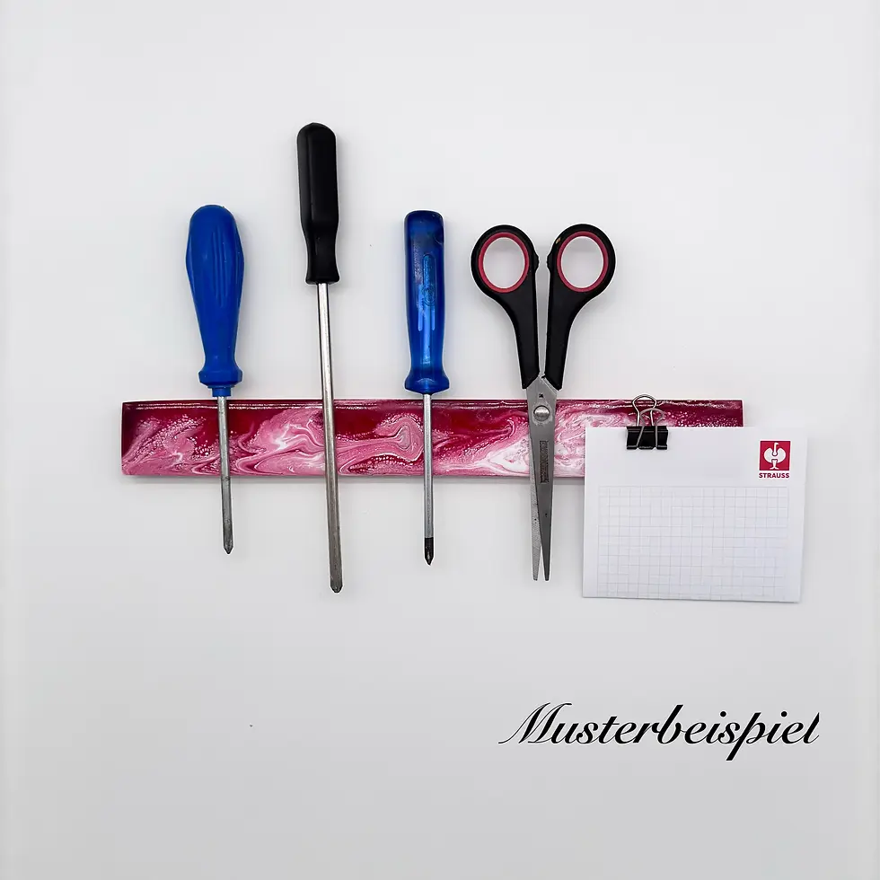 Miniaturbild: 5er Magnetleiste ohne zu bohren als Messerleiste, Schlüsselbrett, Gewürzboard