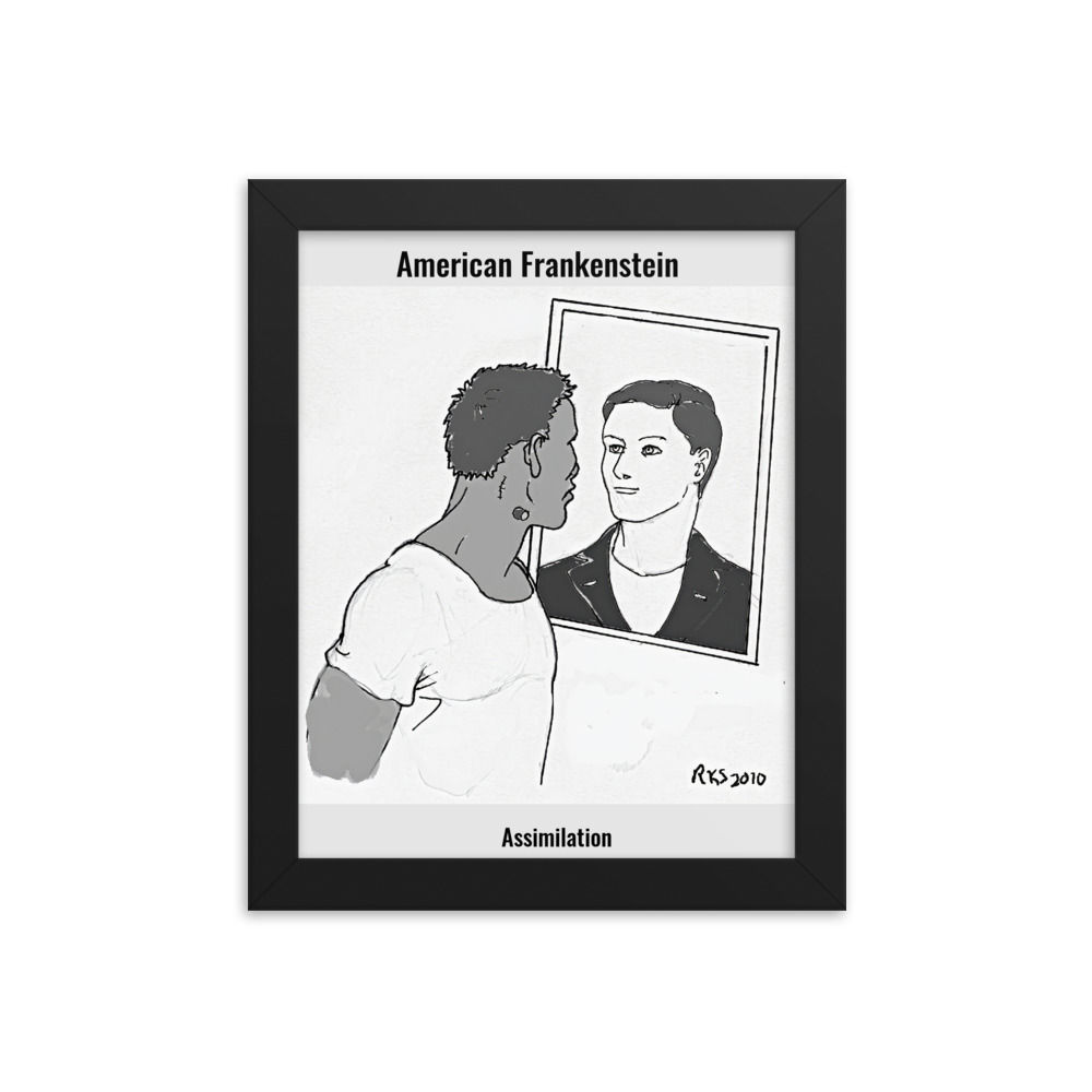 Assimilation framed poster