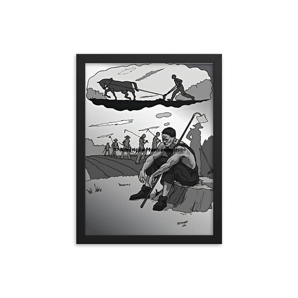 Thumbnail: 40 Acres and a Mule Framed poster