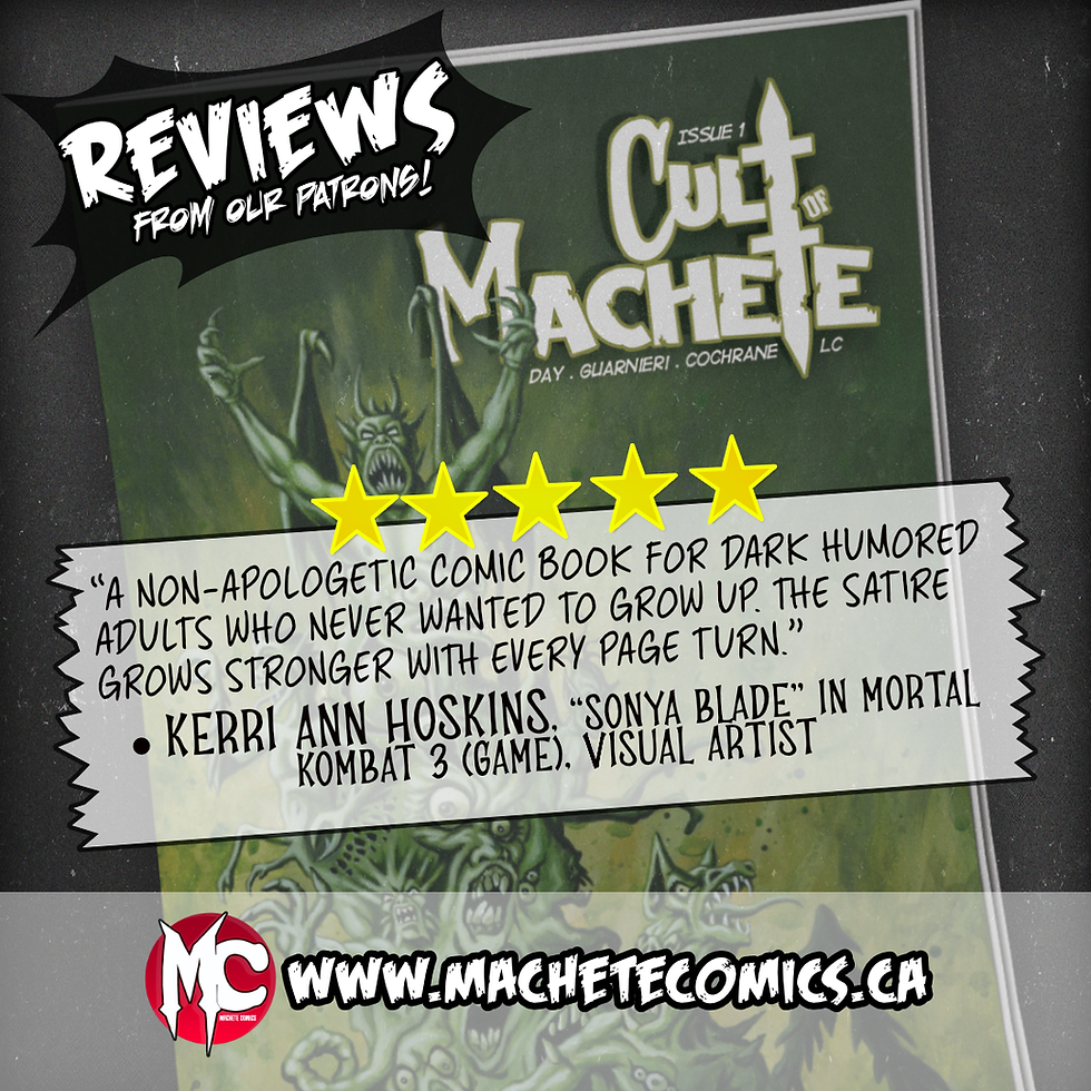 Thumbnail: Cult of Machete Issue #1 - 2nd Print