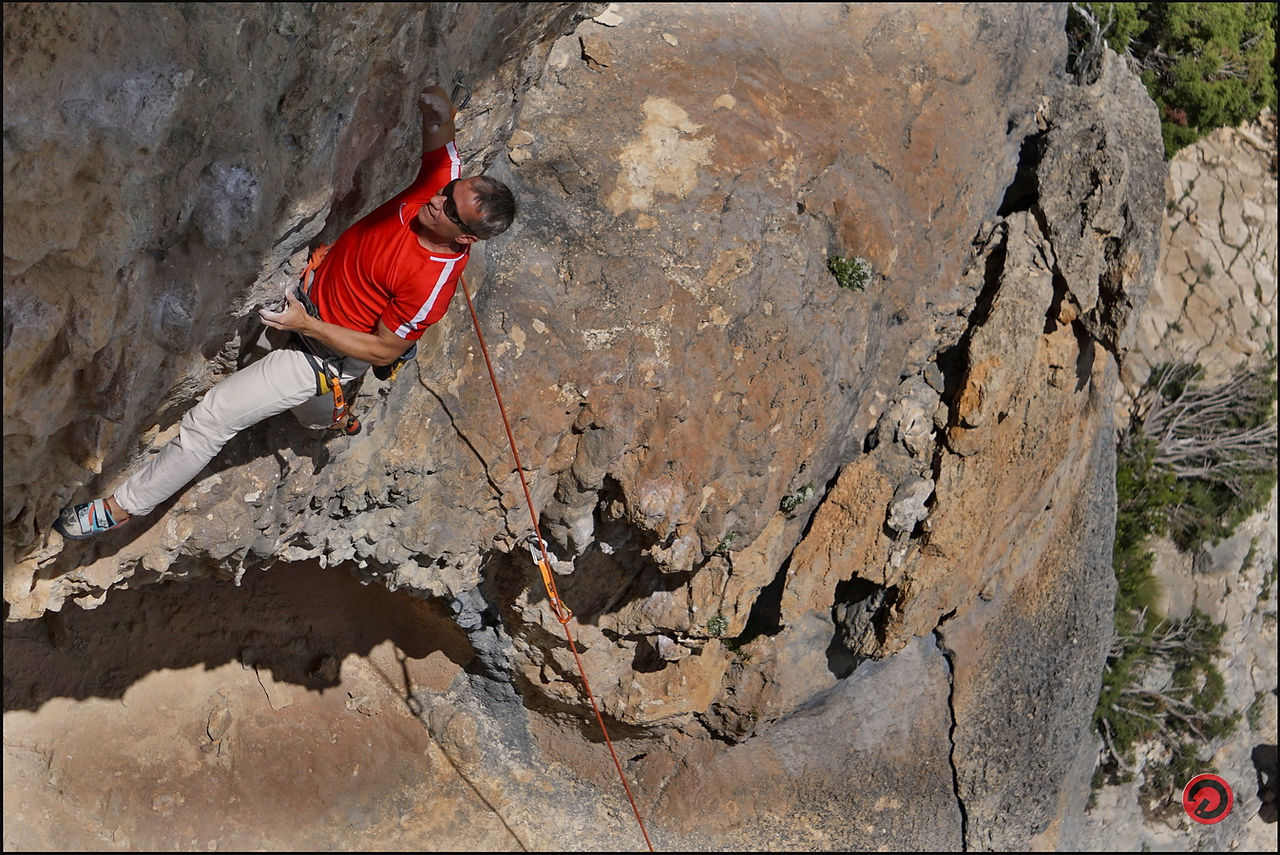 Mitja Zabukovec, La Bruja de Blair 7a+, Rodellar 6 rockbusters.net