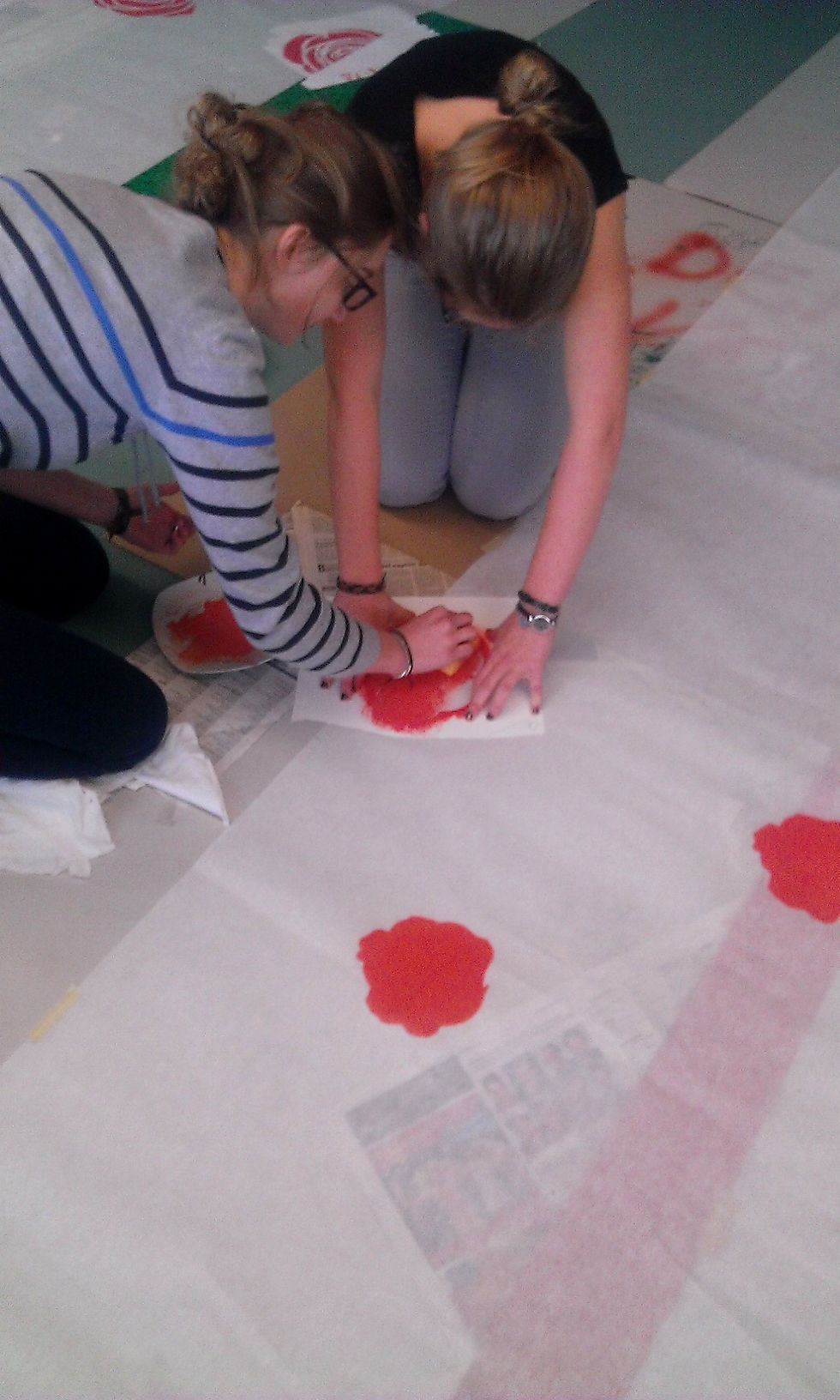"Roses & Kakemonos" - Serres Lycée - Dardilly/Lyon - 2014