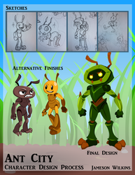 Ant City Character Design Process