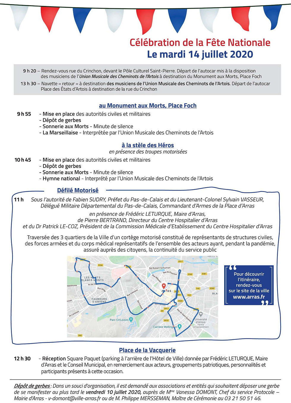 Programme de visite