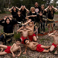 Bangerang Aboriginal dance group engaged in cultural activities and knowledge sharing at the launch of the Bangerang Cultural