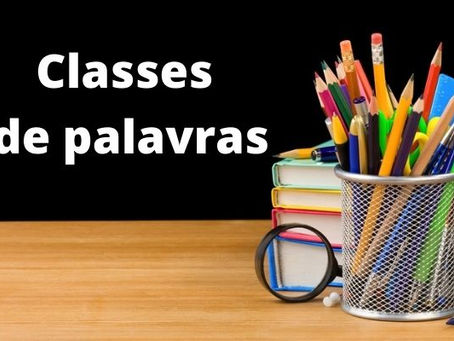 CLASSES DE PALAVRAS
