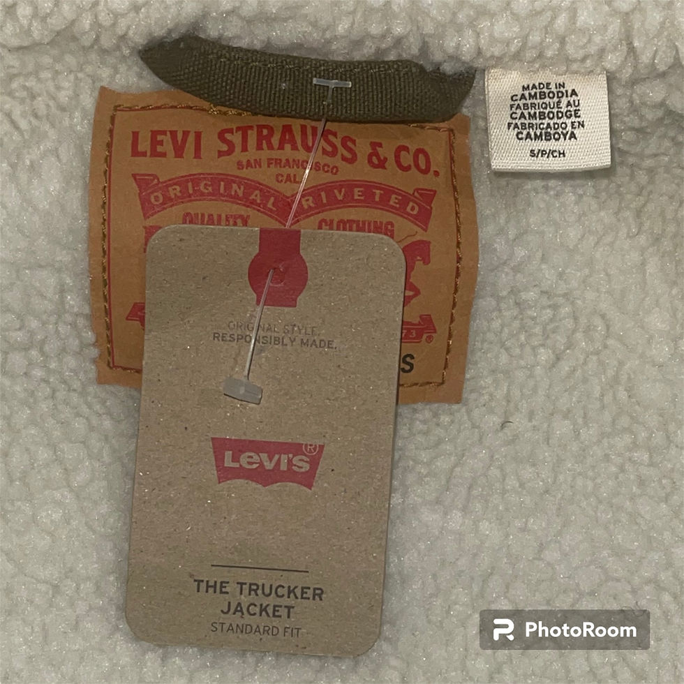Miniatura: Levi’s Sherpa Trucker Jacket-Dark Olive 