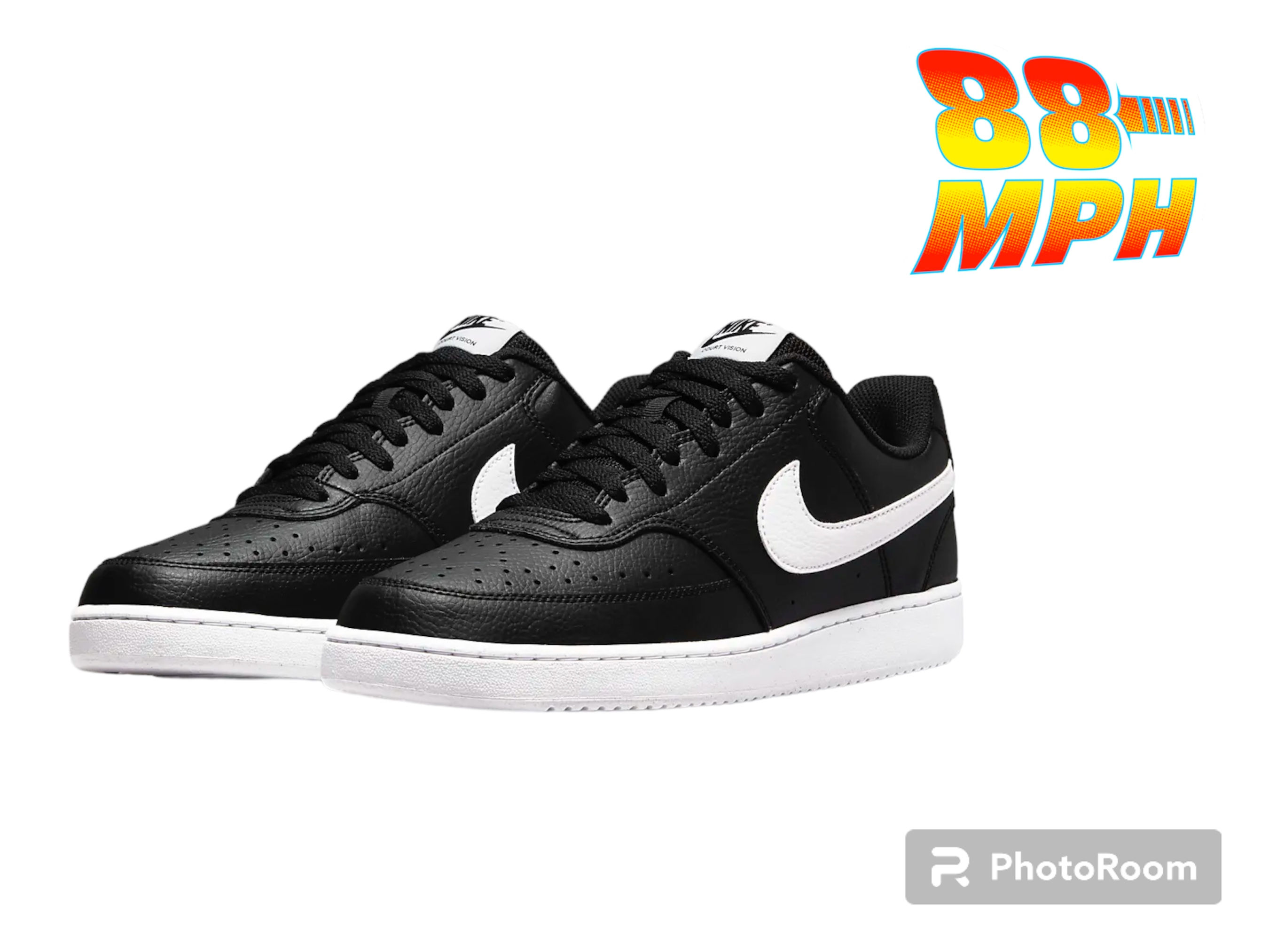 Nike Court Vision Low Black/White