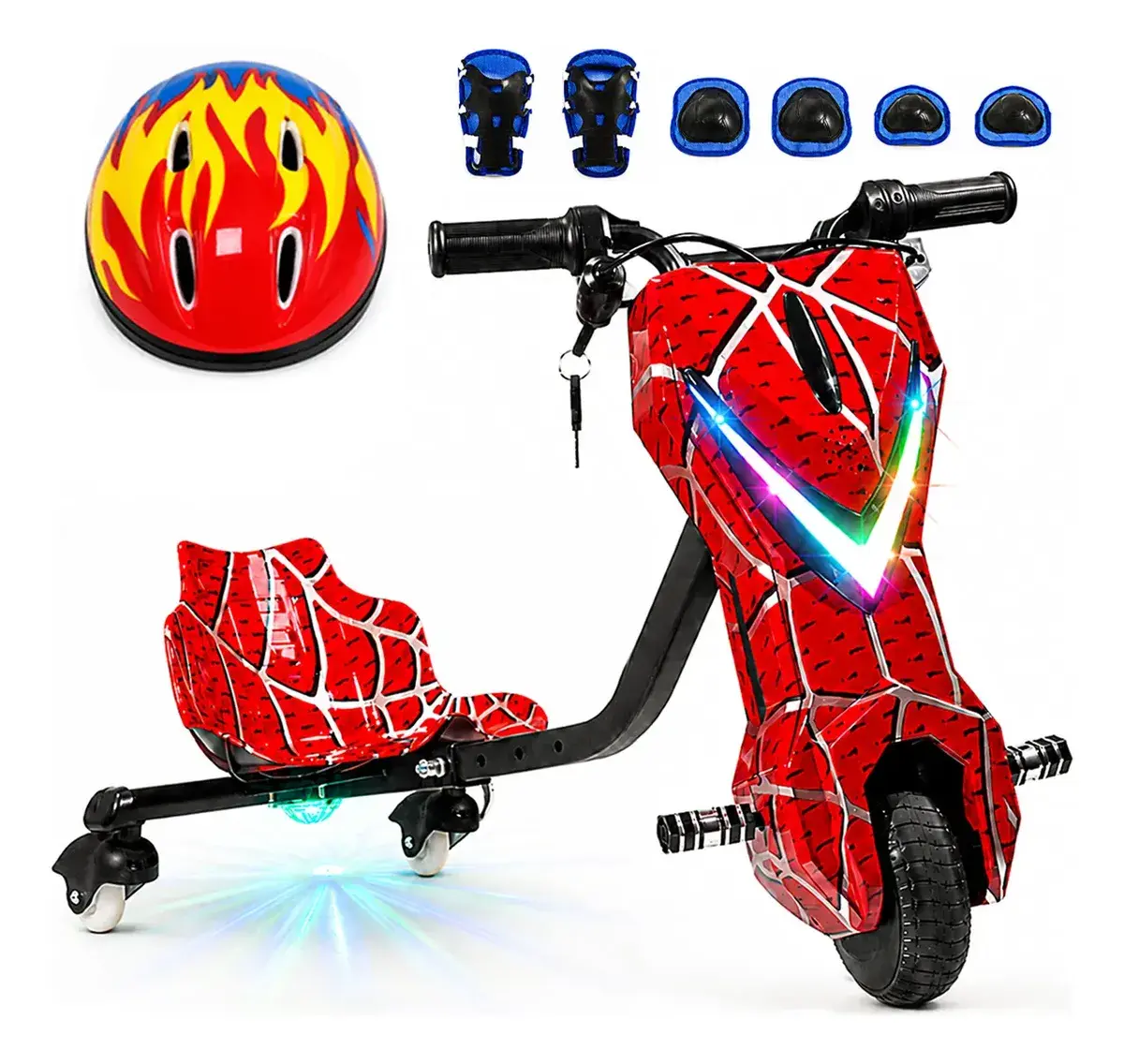 Achadinhos do Universo Mix Poá - Patinete Elétrico Triciclo