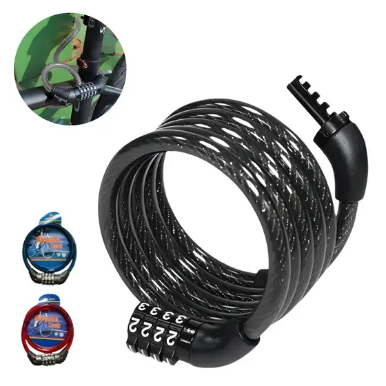 Esportes - Cadeado Para Bicicleta E Moto
