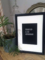 Wake up & be awesome - A4 print